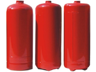 Dyed body of 4 kg fire ext.  (4,7-5,0 l capacity)