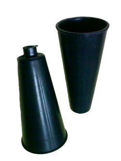 Horn for 4-25 kg CO2 fire ext. hose