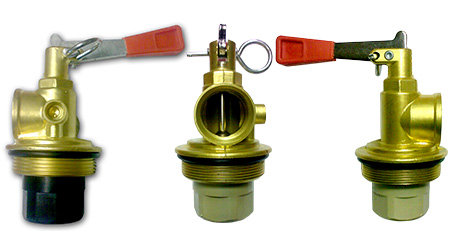 Valve for movable powder fire ext. (for M8 indicator)