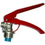 Valve for portable powder fire ext. with safety membrane (for M10x1x12,5 indicator) 