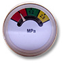 Pressure indicator (manometer) M8x1 for powder fire ext. (body diameter 23 mm) 